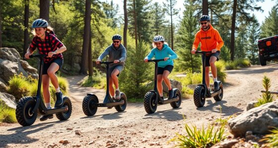 top off road mobility scooters