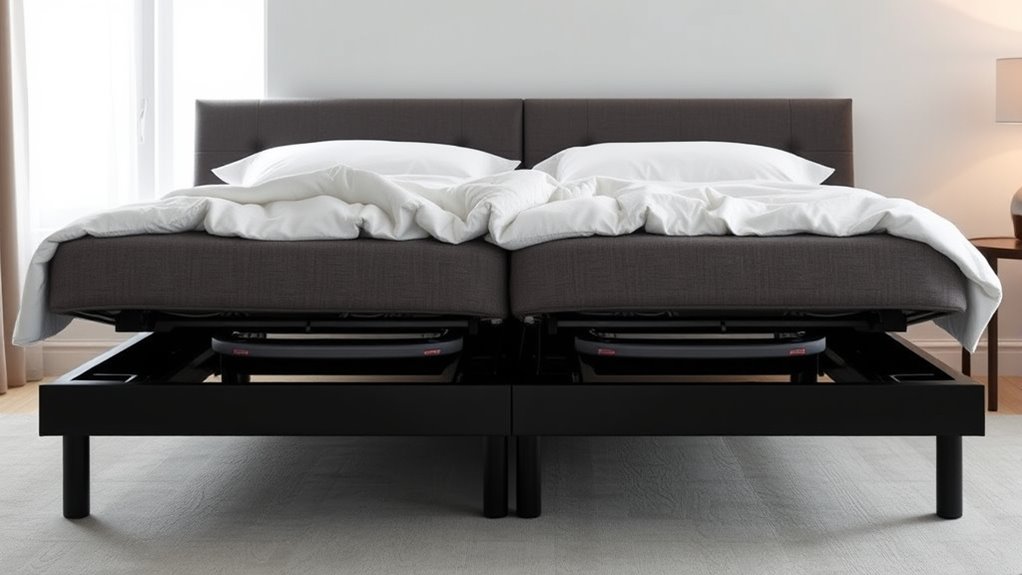 top split king bed bases