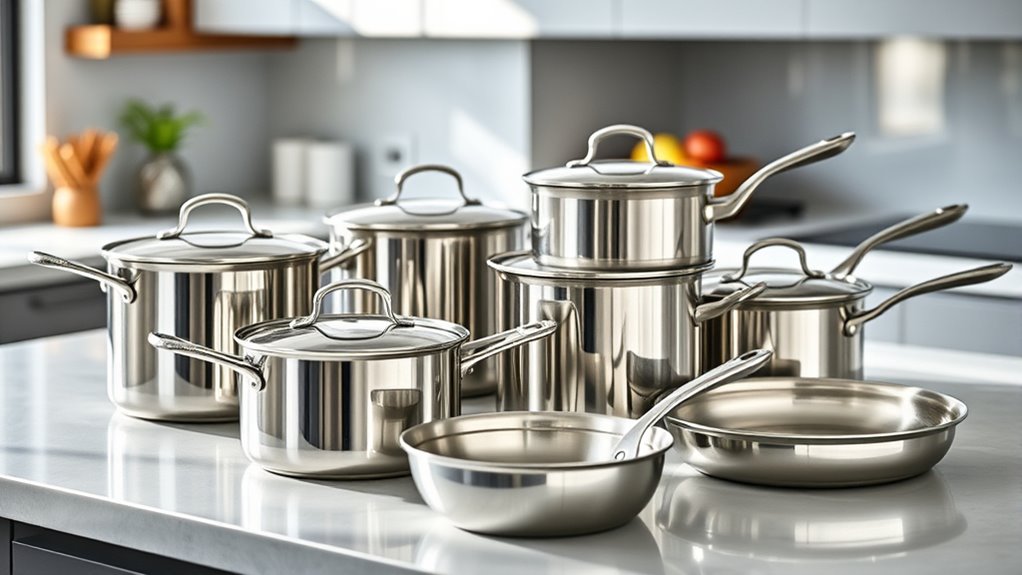 top stainless steel cookware sets