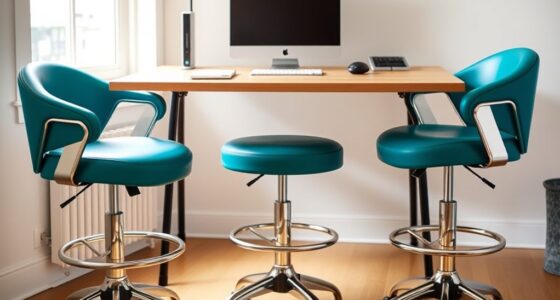 top swivel desk stool options
