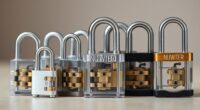 top transparent lock selection