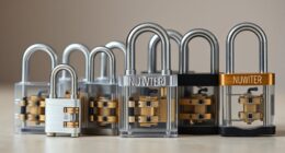 top transparent lock selection