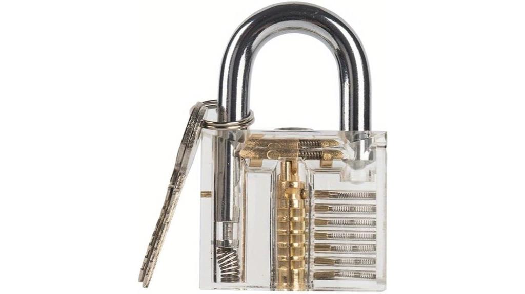 transparent acrylic security lock