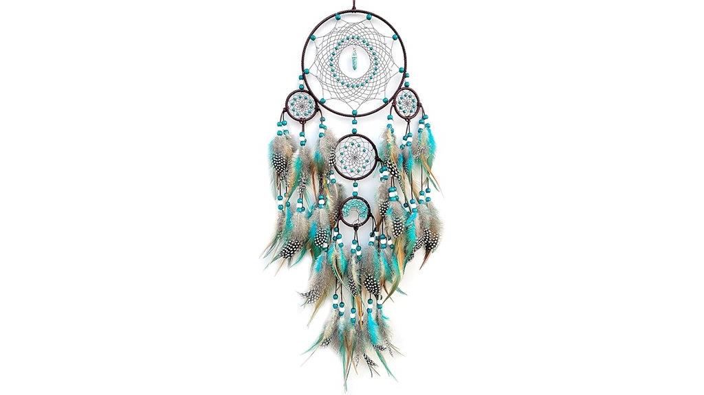 turquoise boho wall decor