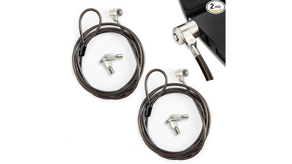 two laptop locks set