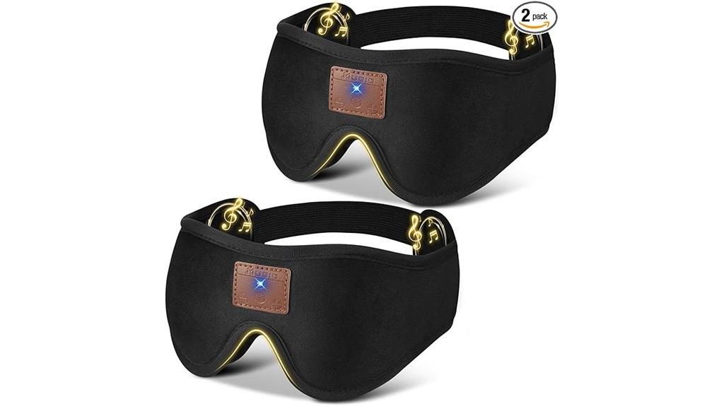 two masks with bluetooth