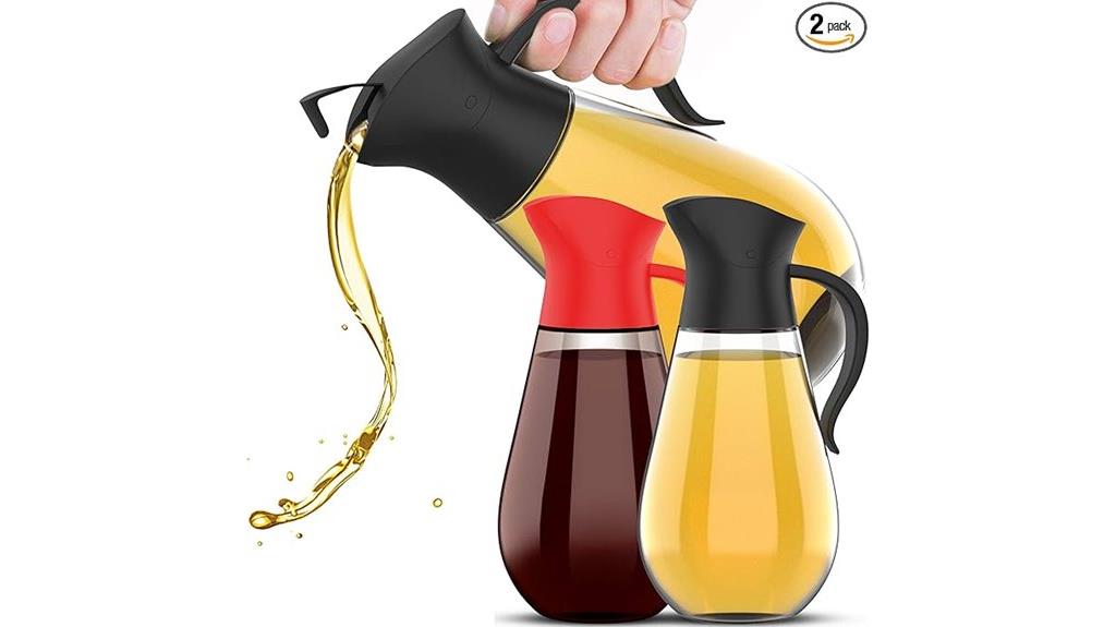 two pack oil vinegar dispensers