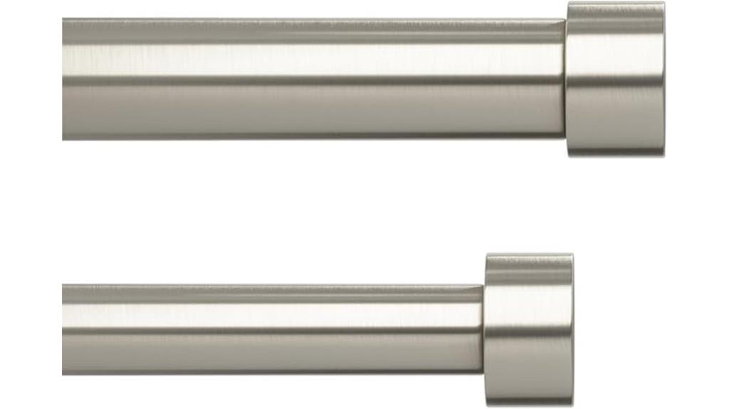 umbra double curtain rod