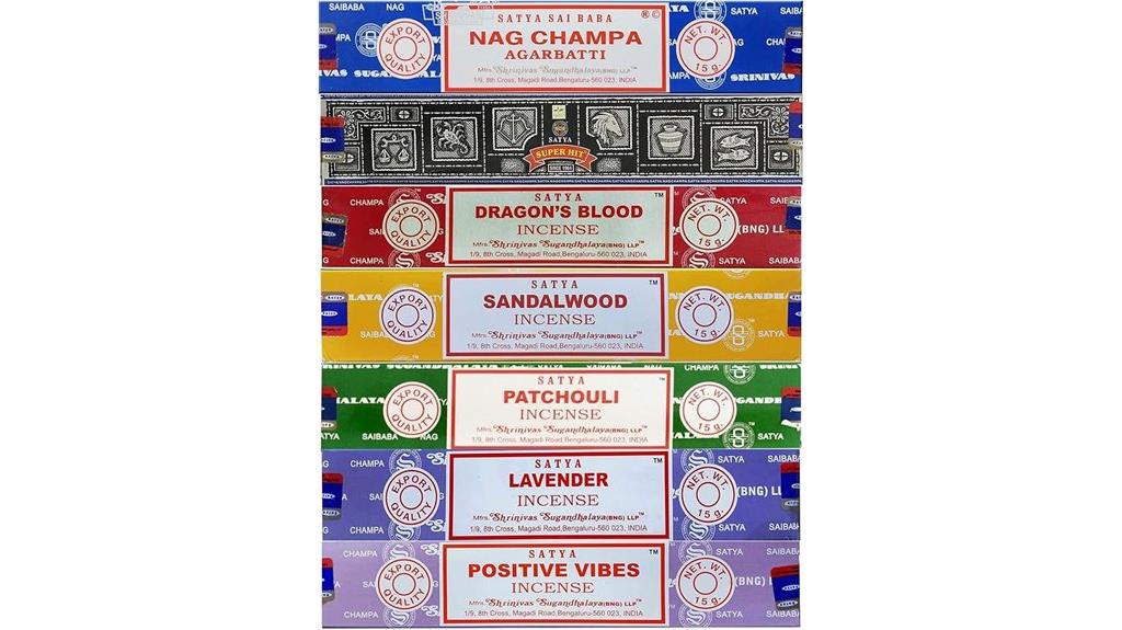 variety nag champa incense