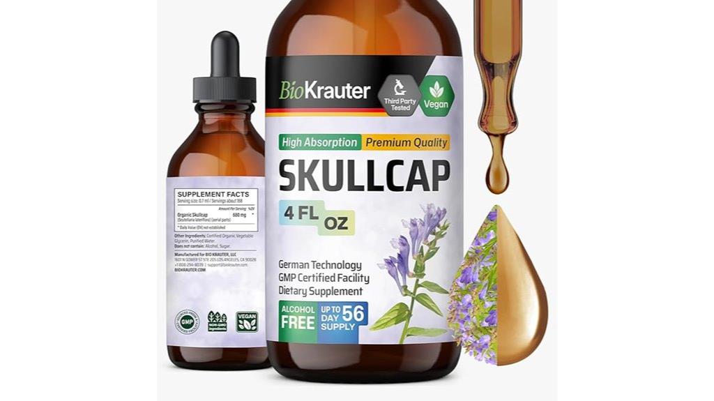 vegan skullcap liquid tincture