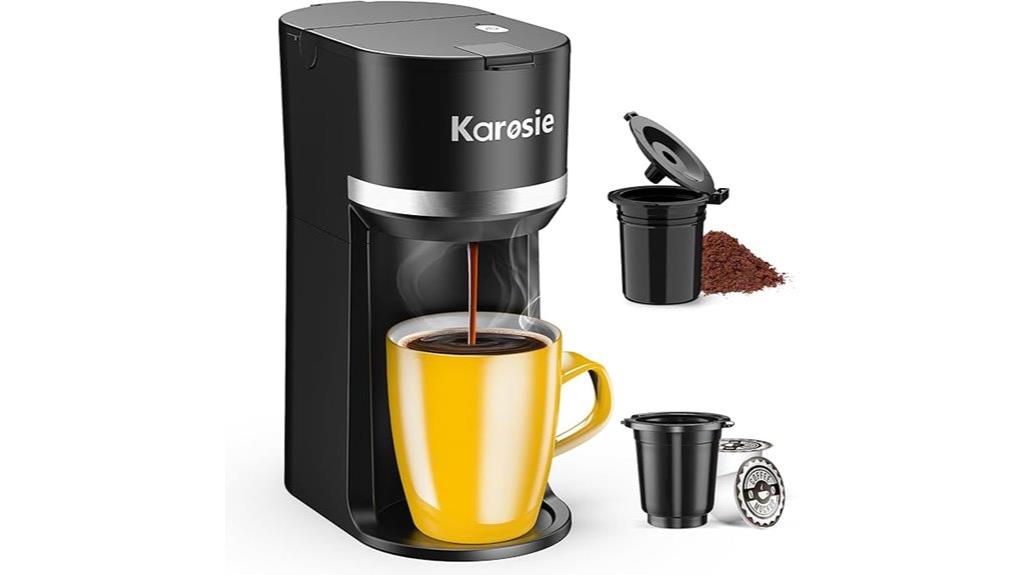 versatile single serve coffee brewer