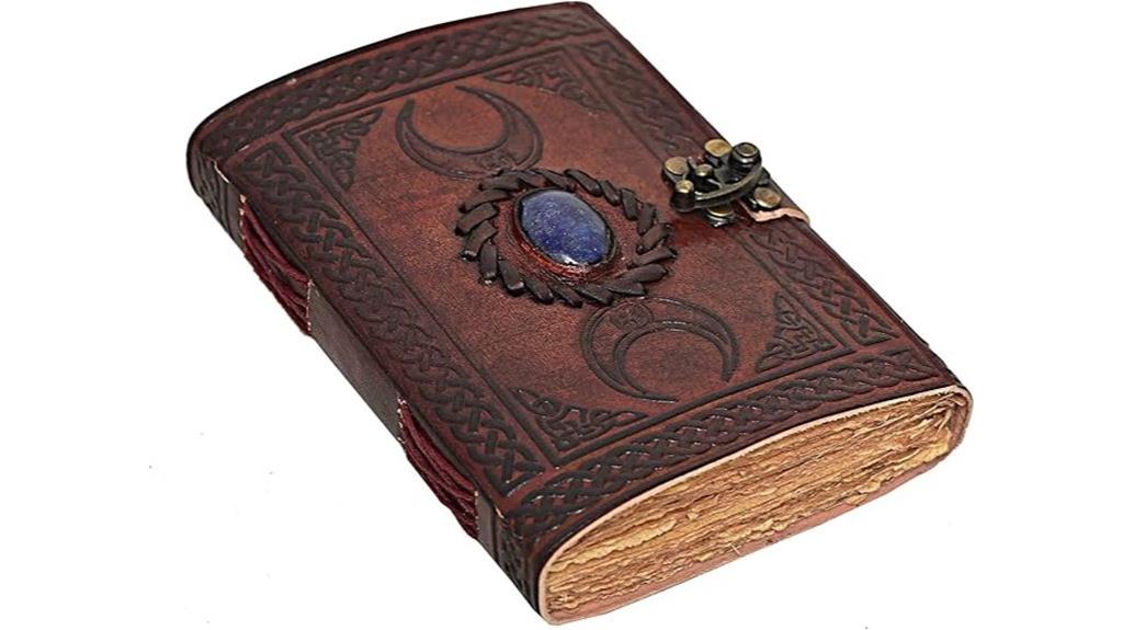 vintage leather journal