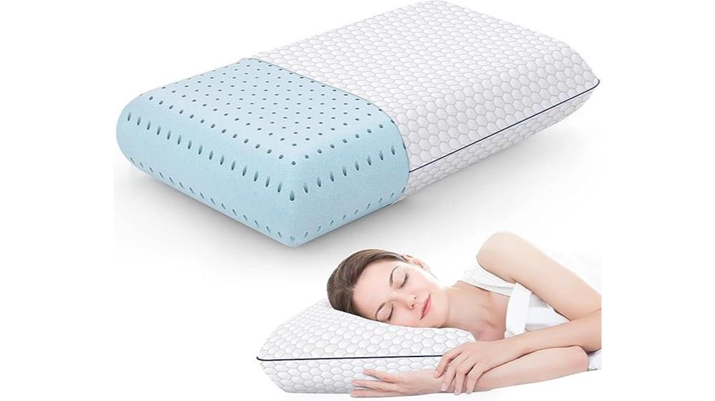washable memory foam pillow