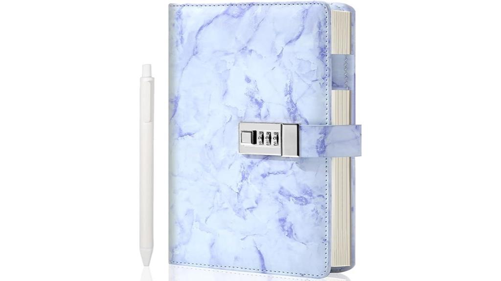 waterproof lockable girls diary