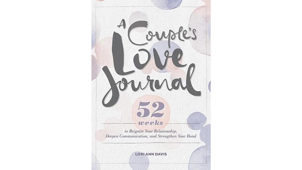 weekly couples relationship journal