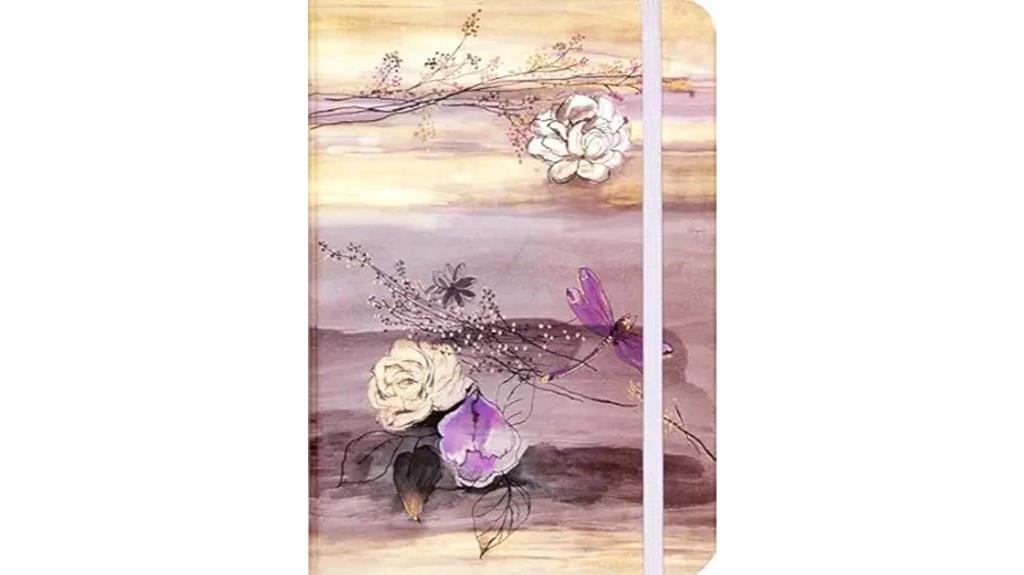 whimsical journal with dragonflies