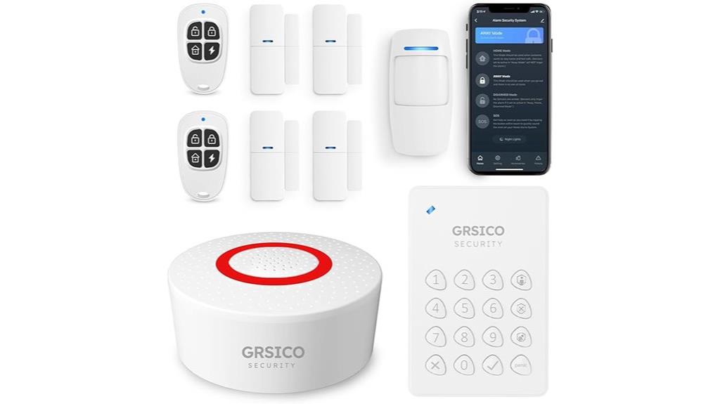 wireless 9 piece alarm kit