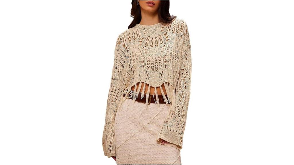 women s crochet poncho sweater
