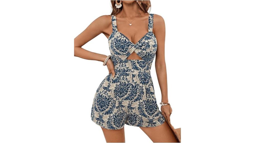 women s cut out romper