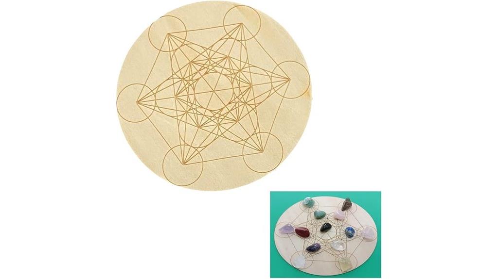 wooden sacred geometry cube