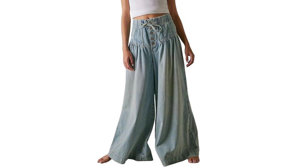 y2k pleated wide leg