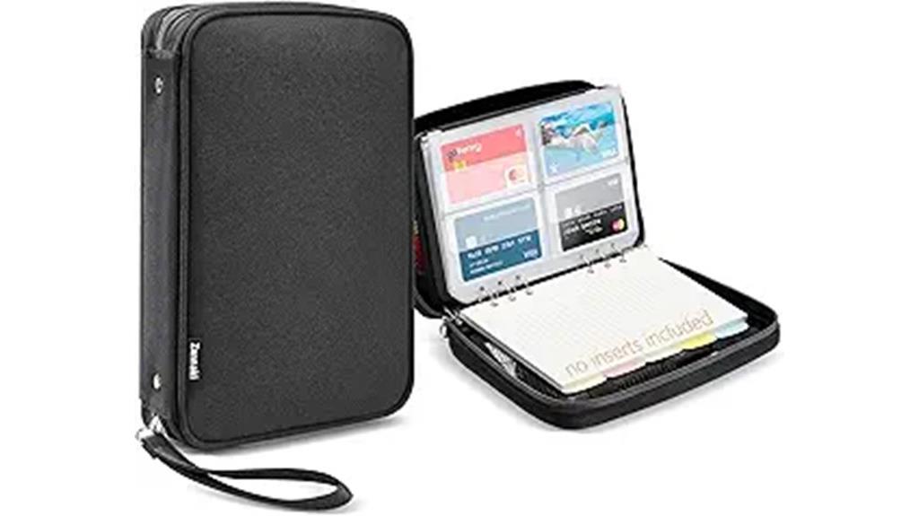 zannaki a5 zipper binder