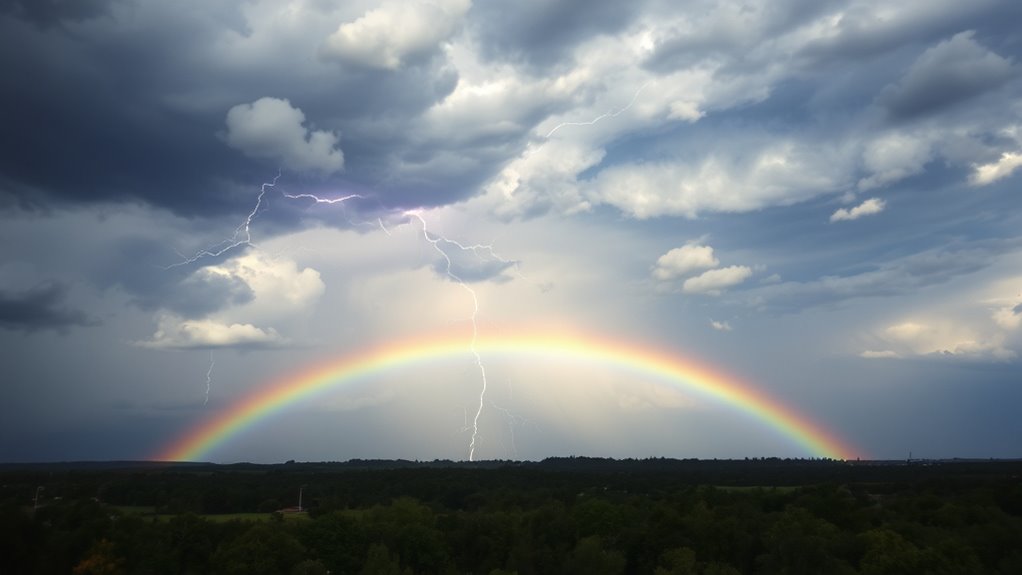 dreams of storms and rainbows