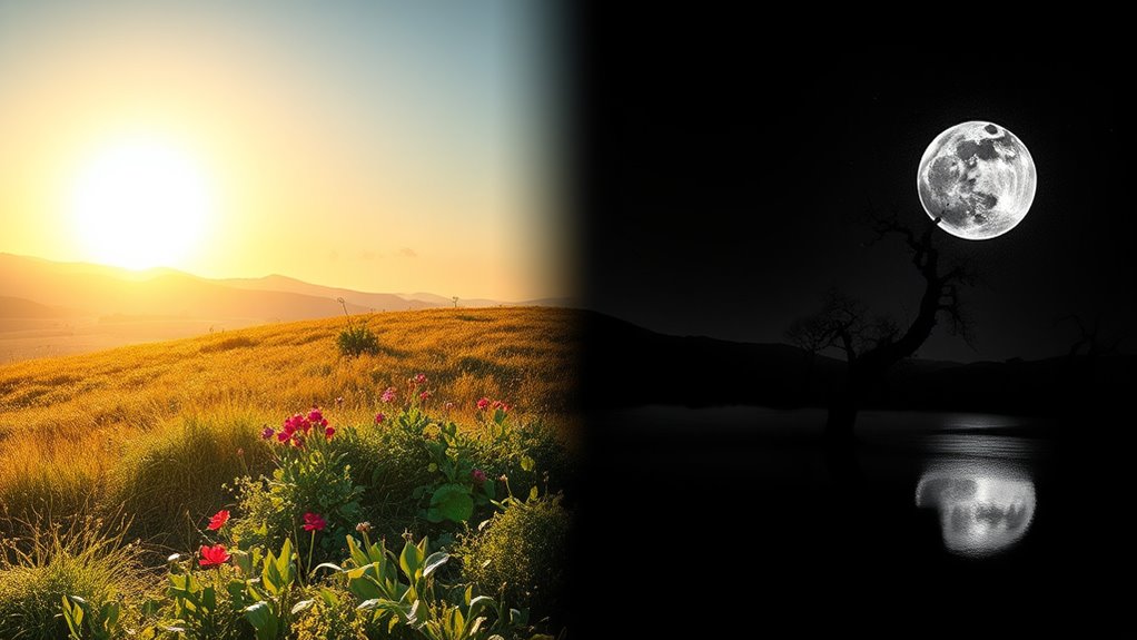 light and darkness symbolism