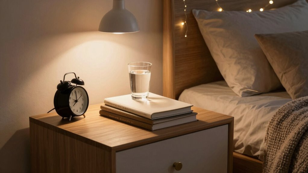 calm clutter free sleep space