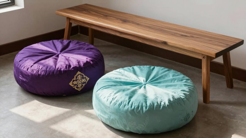 choosing comfortable meditation seating