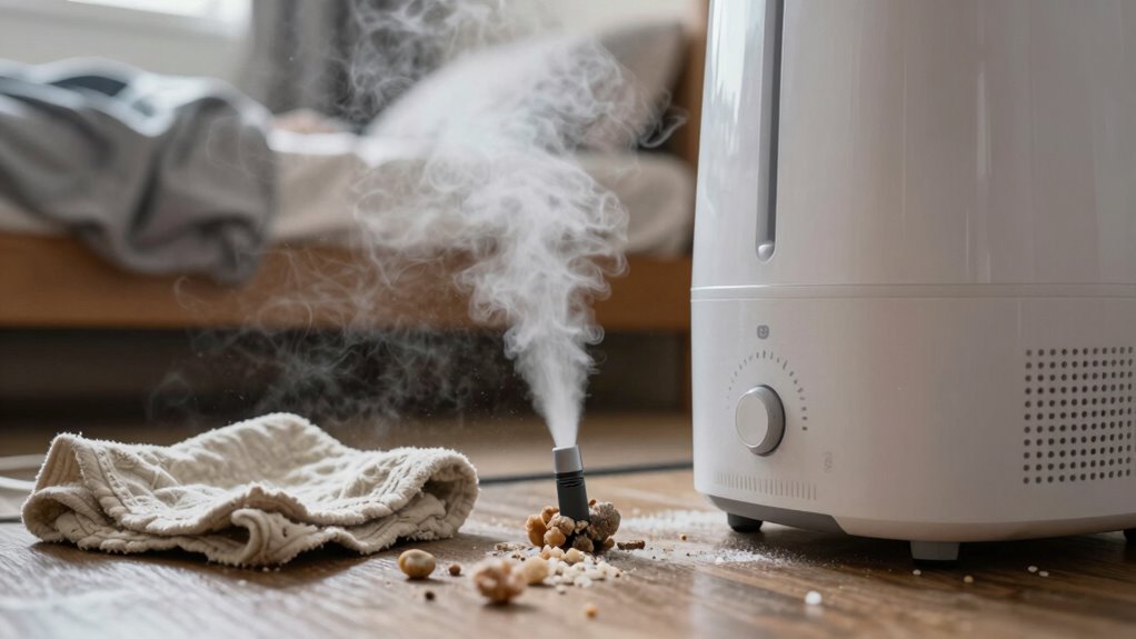 clean humidifier for healthy sleep