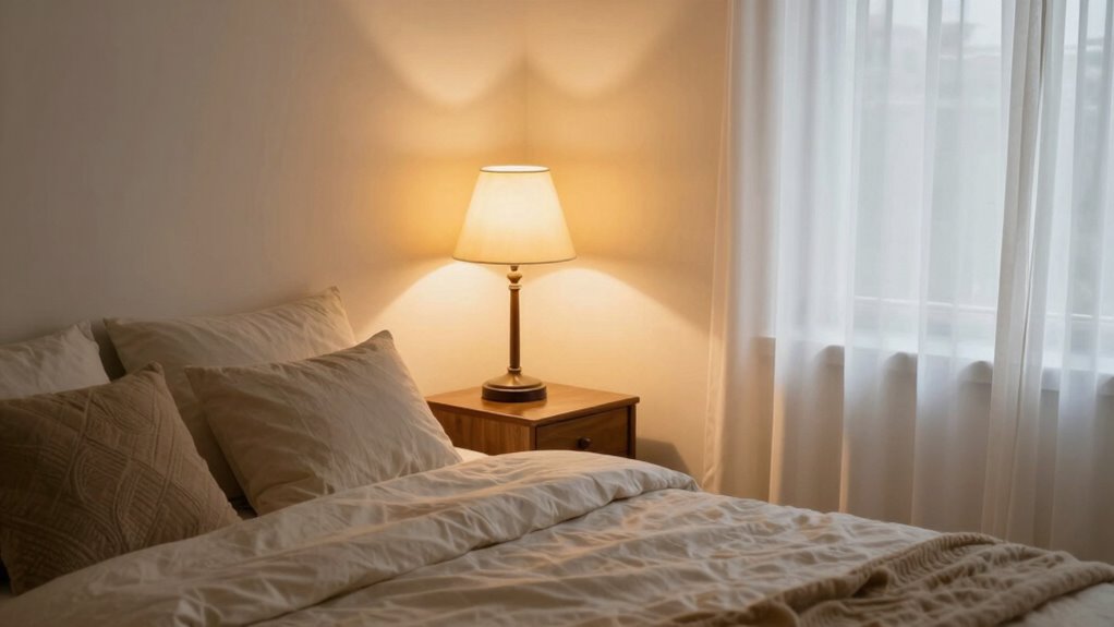 cozy soft bedroom lighting