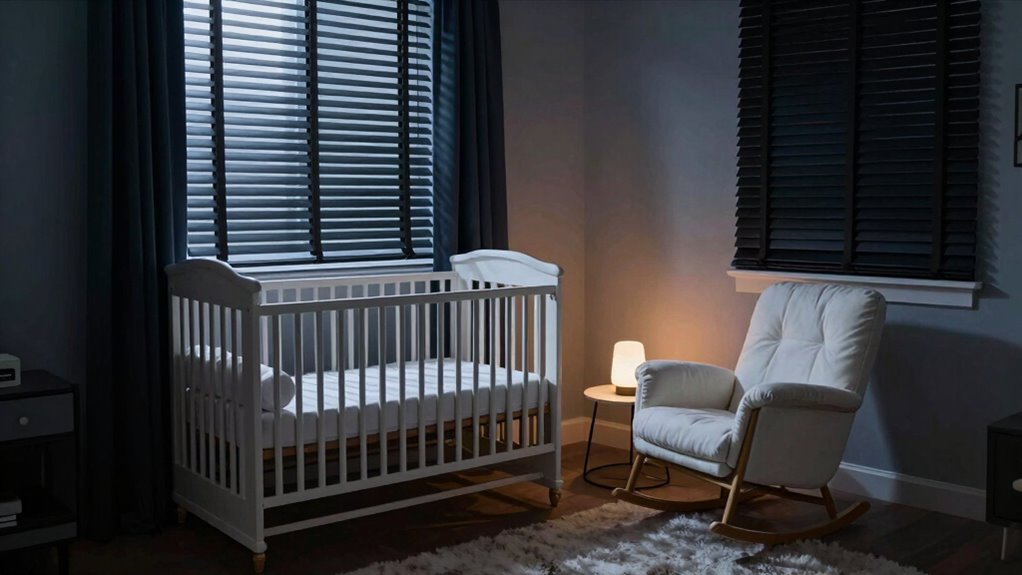 dark quiet cozy sleep environment