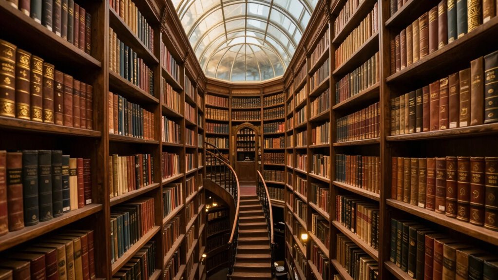 libraries symbolize hidden knowledge