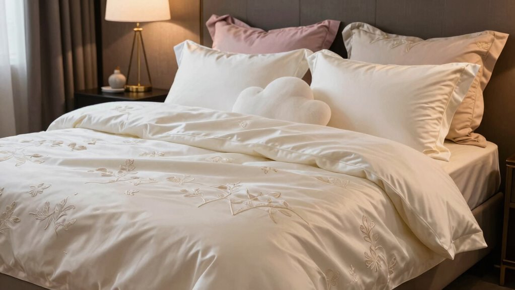 luxury bedding improves sleep