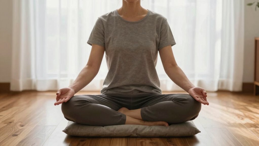 proper sitting enhances meditation focus