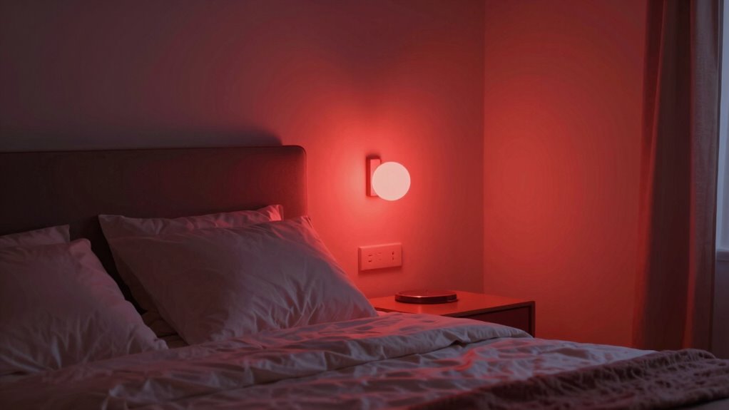 red light promotes sleep