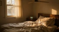 warm bedroom disrupts sleep