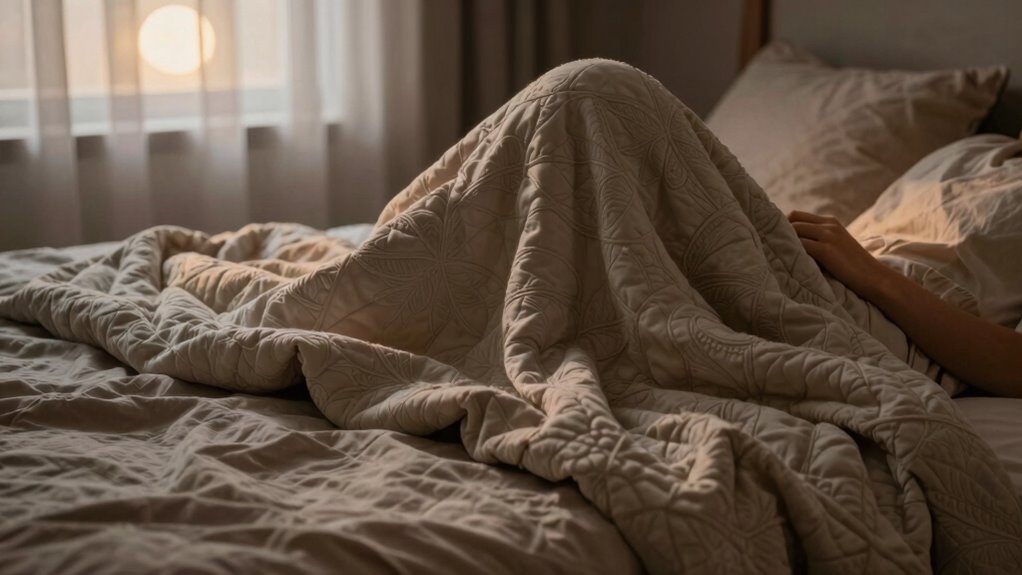 weighted blankets promote restful sleep