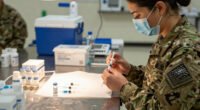 Military requiring flu vaccines for recruits as Air Force base deals with outbreak