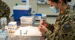 Military requiring flu vaccines for recruits as Air Force base deals with outbreak
