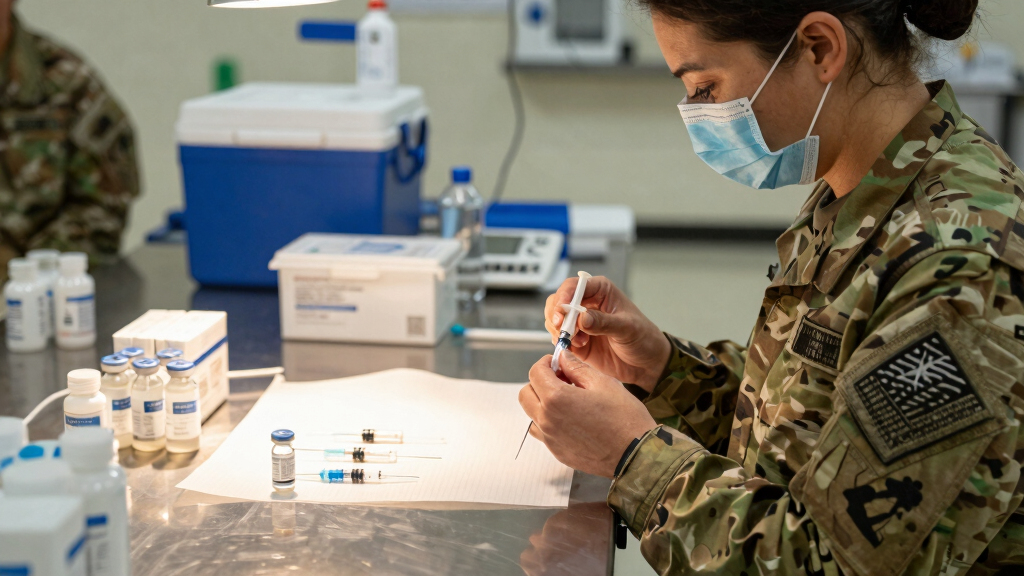 Military requiring flu vaccines for recruits as Air Force base deals with outbreak