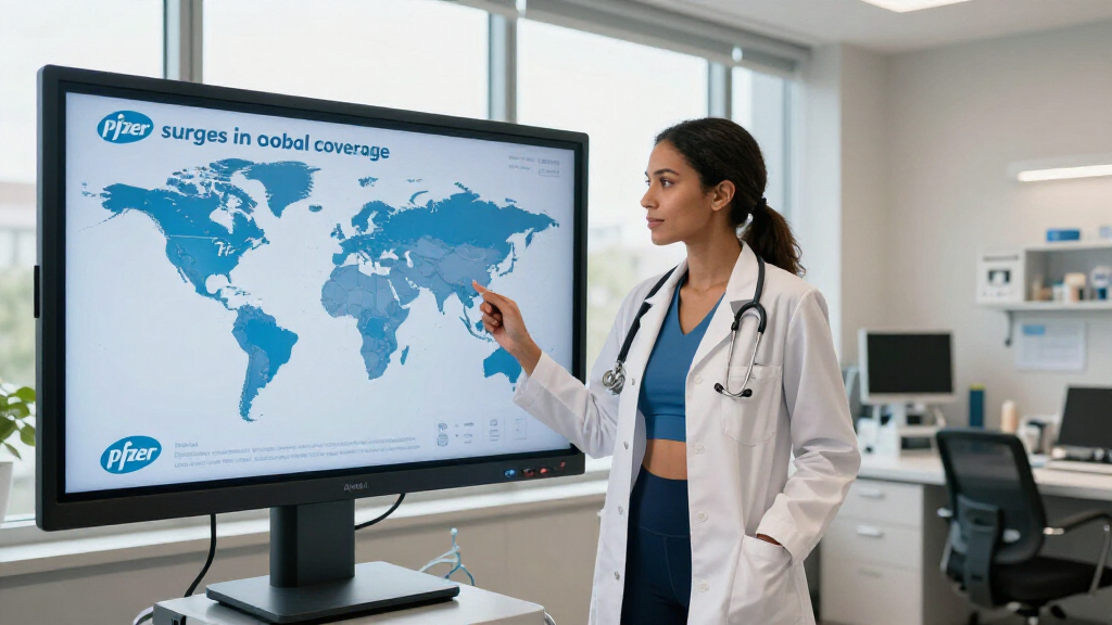 Pfizer Surges In Global Coverage