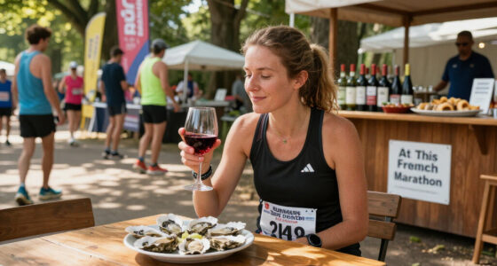 At This French Marathon, Runners Make Pit Stops For Wine And Oysters